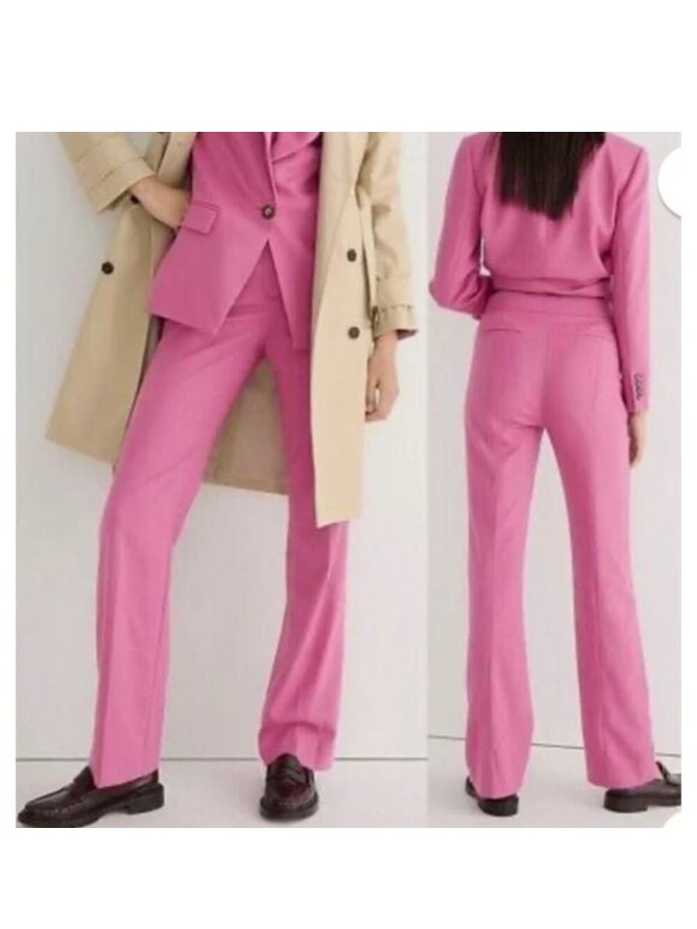 J. Crew Pink Suit Pants size 4
